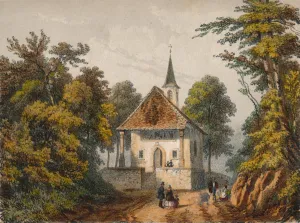 Lemercier Prints: Chapelle de Guillaume-Tell, Küssnacht, mid 19th century. Creator: Unknown