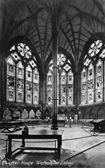 Spirituality Gallery: Chapter House, Westminster Abbey, 20th century. Artist: Valentine & Sons