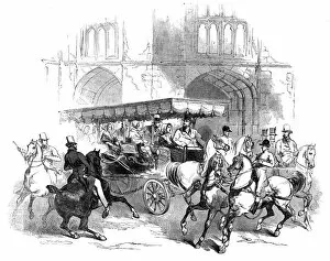 Horse Drawn Vehicle Gallery: The Char-a-banc presented to Her Majesty by the King of the French, 1844