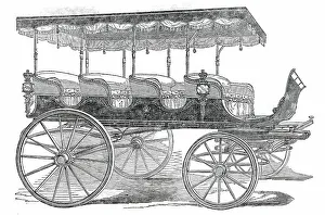 Charabanc Prints: Char-a-Banc for the Queen of Portugal, 1850. Creator: Unknown