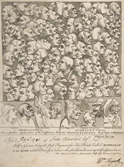 Exaggeration Prints: Characters and Caricaturas, April 1743. April 1743. Creator: William Hogarth