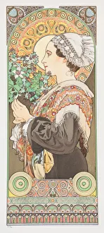Chardon de Greve. (Thistle from the Sands), 1902. Creator: Mucha, Alfons Marie (1860-1939)