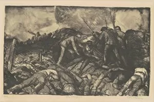 Theatre Of War Gallery: The Charge, 1918. Creator: George Wesley Bellows