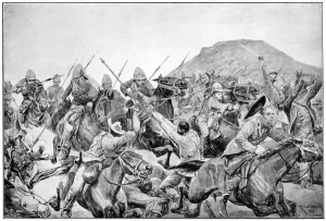 Advancing Prints: Charge of the 5th Lancers at Elandslaagte