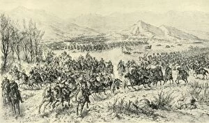 Afghans Gallery: Charge of Cavalry to Cover the Retreat of the Guns...11th December 1879, (1901)