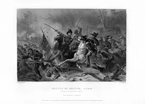 Union Prints: Charge of General Grant, Battle of Shiloh