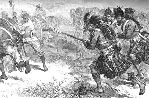 Highlander Gallery: Charge of the Highlanders, c1880. Artist: C.R