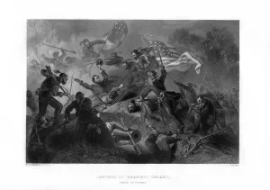 Darley Prints: Charge of the Zouaves, Capture of Roanoke Island