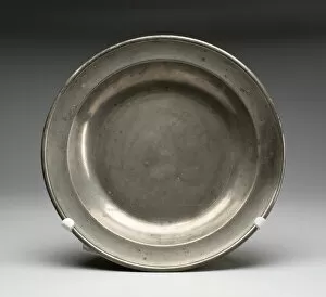 Pewter Collection: Charger, 1807 / 11. Creator: Thomas Danforth