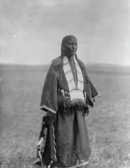 Plaits Prints: Two Charger Woman, c1907. Creator: Edward Sheriff Curtis