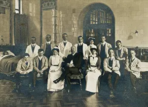 Charing Cross Hospital: a group portrait of senior hospital staff, 1906. Creator: Unknown