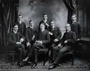 Basil Prints: Charing Cross Hospital: a portrait of house physicians, 1904. Creator: Unknown