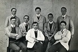 1906 Prints: Charing Cross Hospital: a portrait of house surgeons, 1906. Creator: Unknown