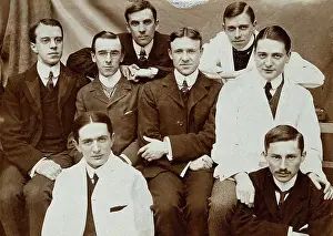 1906 Prints: Charing Cross Hospital: a portrait of house surgeons, 1906. Creator: Unknown