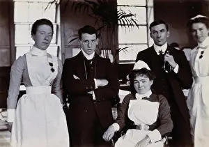 Nurses Prints: Charing Cross Hospital: staff portrait, 1904. Creator: Unknown