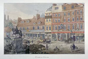 Charing Cross Collection: Charing Cross, Westminster, London, 1807. Artist: George Shepherd