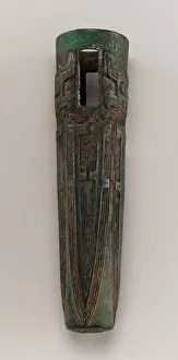 Fittings Prints: Chariot fitting: axle cap, Shang dynasty, ca. 1600-1050 BCE. Creator: Unknown