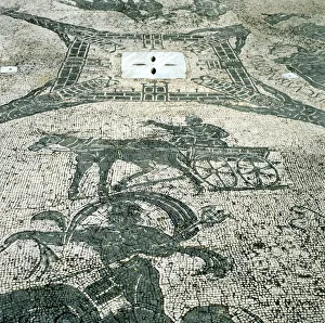 Charioteer Prints: Chariotieer, mosaic, Cisarii, Ostia, Italy, c1st Century