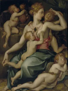 Mother And Child Collection: The Charity, 16th century