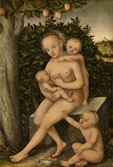 Grateful Prints: Charity, ca 1537. Artist: Cranach, Lucas, the Elder (1472-1553)