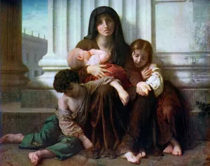 Charity or The Indigent Family, 1865, (1912). Artist: William-Adolphe Bouguereau