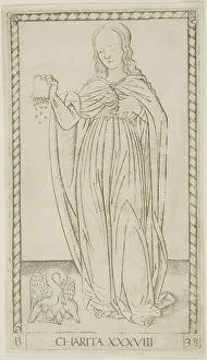 Charity, plate 38 from Genii and Virtues, c.1465. Creator: Unknown