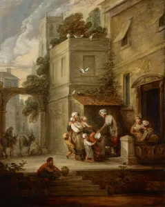 Relieved Prints: Charity Relieving Distress, about 1784. Creator: Gainsborough Dupont
