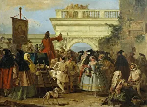Giandomenico 1727 1804 Gallery: The Charlatan. Artist: Tiepolo, Giandomenico (1727-1804)