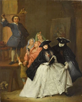 Masquerade Ball Gallery: The Charlatan, ca 1757