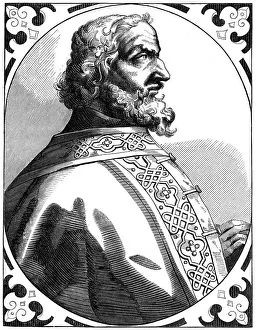Charlemagne (712-814), Holy Roman Emperor and King of the Franks, 16th century (1849)