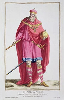 Charles Le Grand Gallery: Charlemagne, King of the Franks, (1780). Artist: Pierre Duflos