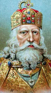 Charlemagne Prints: Charlemagne, king of the Franks, c1920