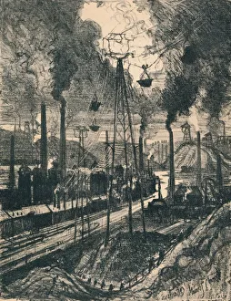 Pennell Prints: Charleroi, 1911, (1914). Artist: Joseph Pennell
