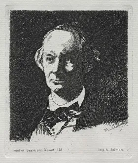 Charles Baudelaire, 1869. Creator: Edouard Manet (French, 1832-1883)