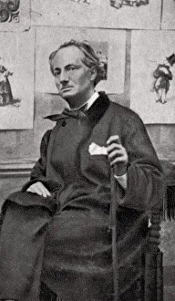 Images Dated 18th May 2009: Charles Baudelaire, French poet and art critic, 1857
