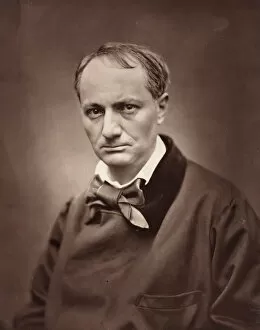 Images Dated 18th October 2021: Charles Baudelaire (French poet, critic, and writer, 1821-1867), c. 1863