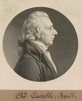 Charles Carroll Collection: Charles Carroll, 1804. Creator: Charles Balthazar Julien Fevret de Saint-Memin