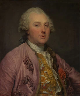 Embroidery Gallery: Charles Claude de Flahaut (1730-1809), Comte d Angiviller, 1763. Creator: Jean-Baptiste Greuze