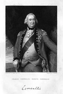 S Freeman Collection: Charles Cornwallis (1738-1805), 1st Marquess Cornwallis, 1839.Artist:s Freeman