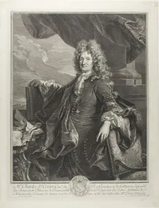 Edelinck G And Xe9 Prints: Charles d Hozier, Kings Genealogist, 1691. Creator: Gerard Edelinck