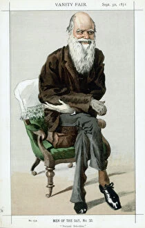 Charles Darwin Collection: Charles Darwin, English naturalist, 1871