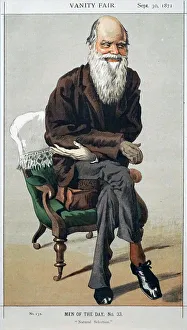 Darwin Prints: Charles Darwin from Vanity Fair magazine
