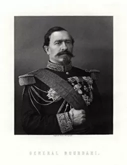 Charles Denis Sauter Bourbaki, French general, 19th century