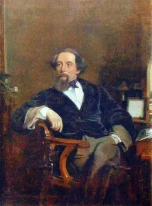 Desk Prints: Charles Dickens, 1859. Creator: Unknown