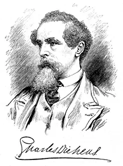 Charles Dickens, English novelist and journalist, c1860s