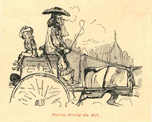 Gilbert Abbott A Gallery: Charles driving the Mall, 1897. Creator: John Leech