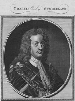 Sieur Of Thoyras Collection: Charles of Earl of Sunderland, 1784. Creator: Unknown