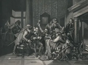 Amp Co Prints: Charles The First In The Guard Room, 1649, (mid 19th century). Creator: J Rogers