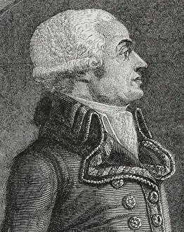 Charles Francois Dumouriez (1739-1823), French general who took part in the French…, 1876. Creator: Adolphe Francois Pannemaker