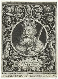 Bruyn Gallery: Charles the Great, King of the Franks, 1594. Artist: Bruyn, Nicolaes de (1571-1656)